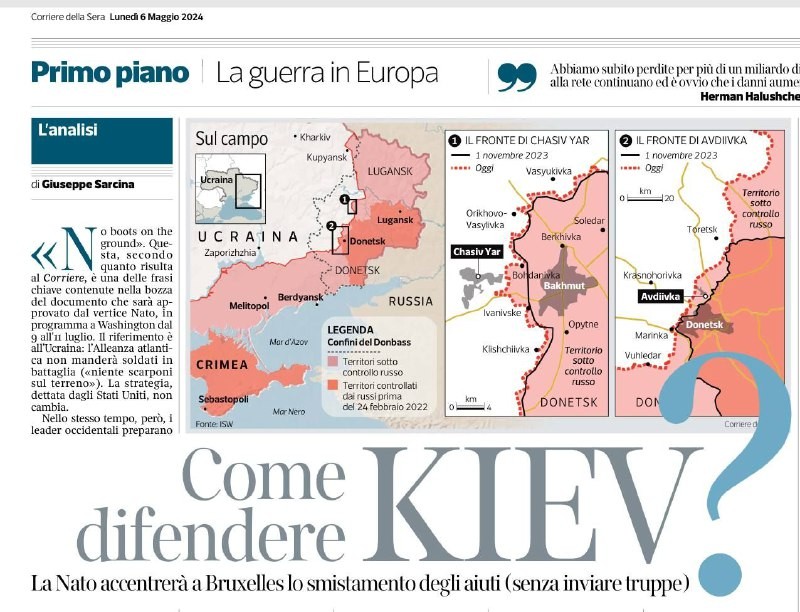 “¿Cómo proteger a Kyiv?” - Corriere italiano Della Sera. 